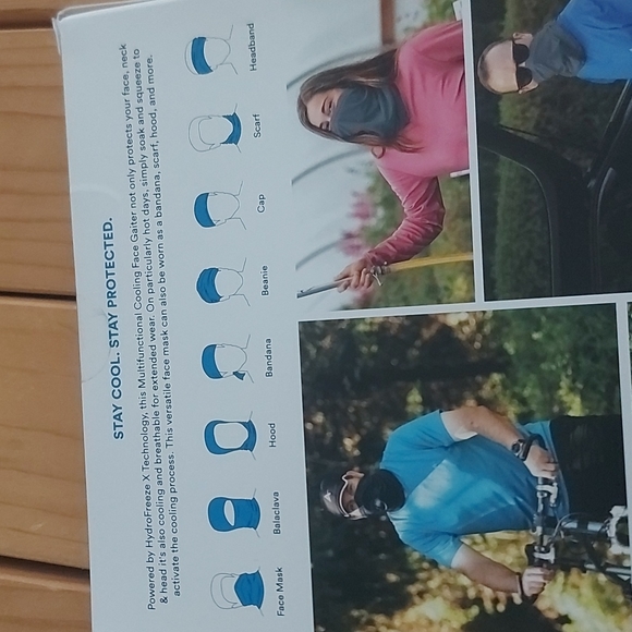 2 pack Multi functional cooling face gaiter - Picture 4 of 5